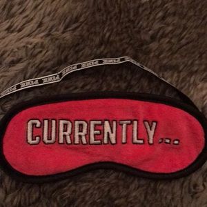 Victoria's Secret pink night mask "currently..."